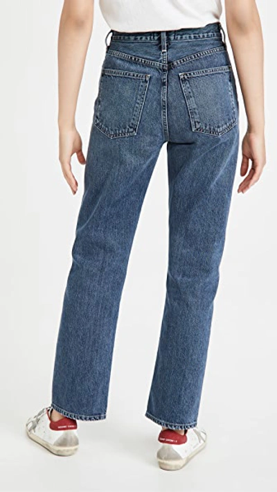 Agolde 90s Pinch Waist High Rise Straight Jeans Portrait 31 In Portrait
