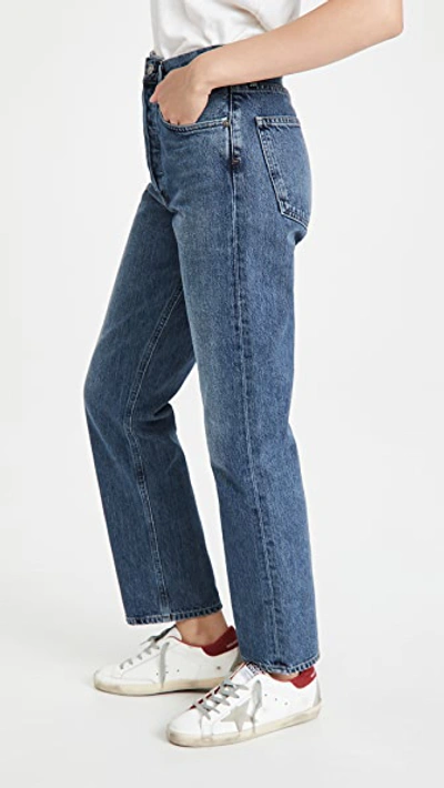 Agolde 90s Pinch Waist High Rise Straight Jeans Portrait 31 In Portrait