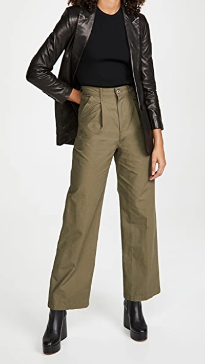 Sprwmn Leather Blazer In Black