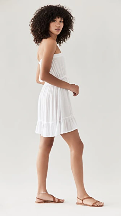 Shop Tiare Hawaii Ryden Mini Dress In White