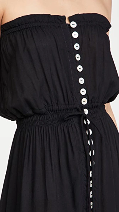 Shop Tiare Hawaii Ryden Mini Dress In Black