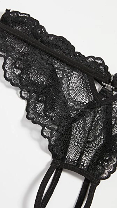 Shop Thistle & Spire Kane Overt Bikini Panties Black