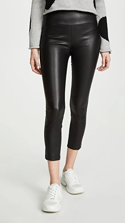 Shop Sprwmn Capri Leggings Black