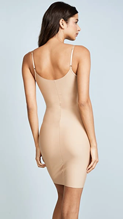 Commando Two Faced Tech Control Full Slip In Almond