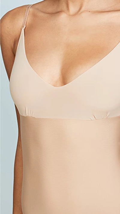 Commando Two Faced Tech Control Full Slip In Almond