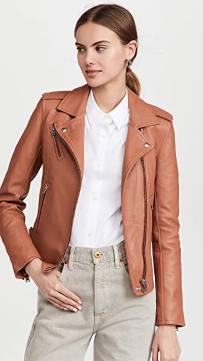 Shop Iro Newhan Leather Jacket