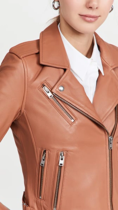 Shop Iro Newhan Leather Jacket