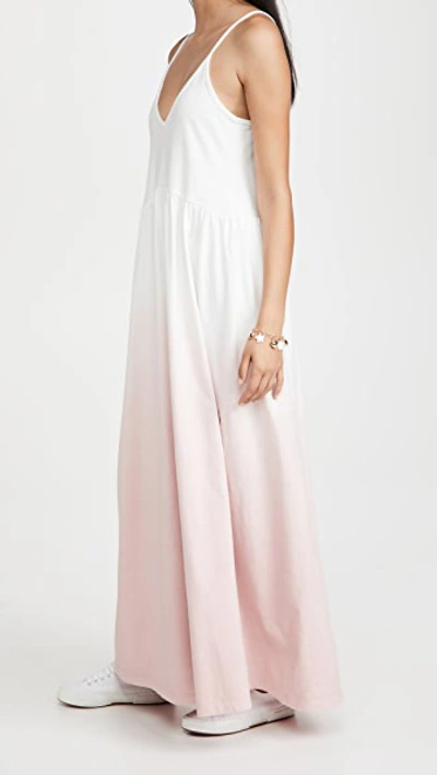 Shop Z Supply Hazy Ombre Dress In Pink Blossom
