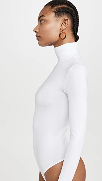 Wolford White Shimmer Colorado String Bodysuit