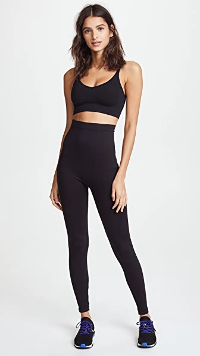 Shop Spanx High Waisted Look At Me Now Leggings Very Black