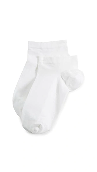 Shop Wolford Sneaker Cotton Socks In White