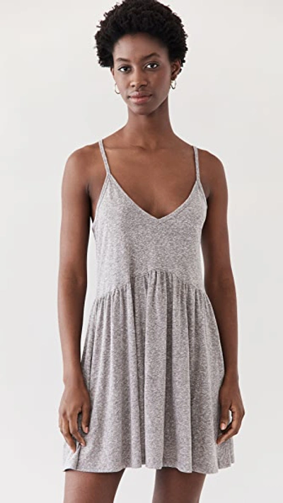 Shop Z Supply Kona Triblend Dress In Heather Grey