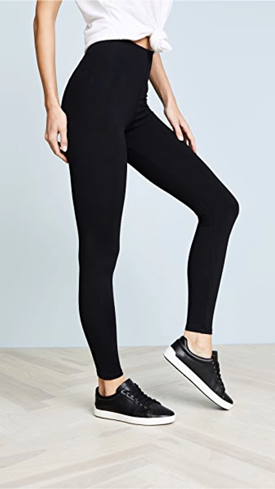 Commando Perfect Control Leggings, Black In Black