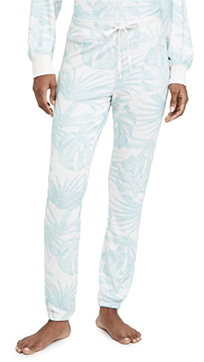 Shop Z Supply Ava Palm Joggers In Pink Mist