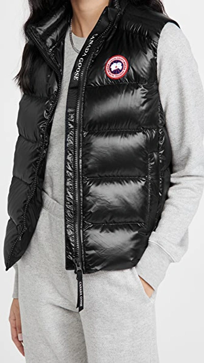 Canada Goose Cypress Quilted Recycled Ripstop Down Vest In Black/noir