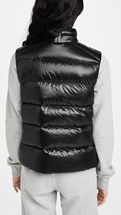 Canada Goose Cypress Quilted Recycled Ripstop Down Vest In Black/noir