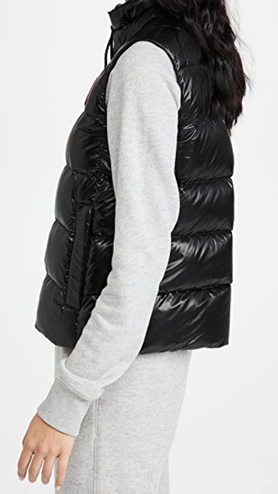 Canada Goose Cypress Quilted Recycled Ripstop Down Vest In Black/noir