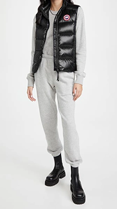 Canada Goose Cypress Quilted Recycled Ripstop Down Vest In Black/noir