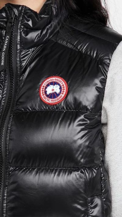 Canada Goose Cypress Quilted Recycled Ripstop Down Vest In Black/noir