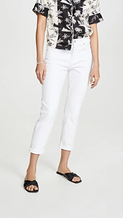 Shop 7 For All Mankind Josefina Boyfriend Jeans In White