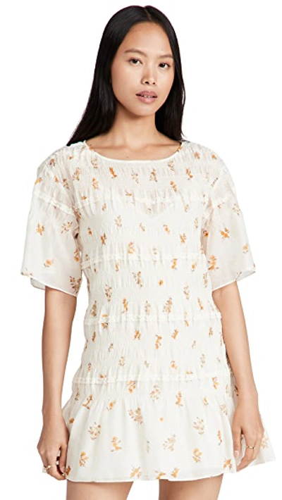 Shop Rebecca Taylor Ines Smocked Dress