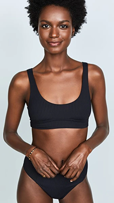 Vitamin A Sienna Tank Bikini Top In Black
