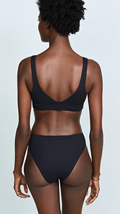 Vitamin A Sienna Tank Bikini Top In Black