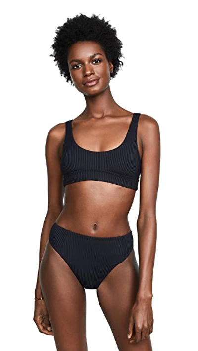 Shop Vitamin A Sienna Tank Bikini Top Black