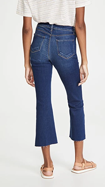 Shop L Agence Kendra High Rise Crop Flare Jeans Nova