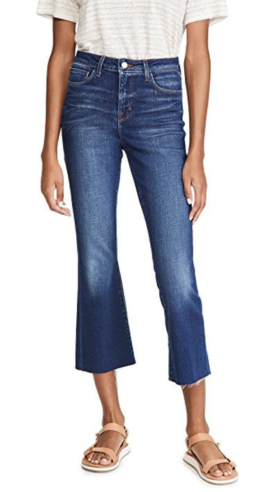 Shop L Agence Kendra High Rise Crop Flare Jeans Nova