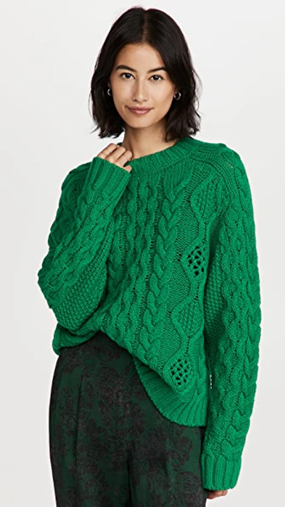 Shop Essentiel Antwerp Agatti Cable Stitch Sweater