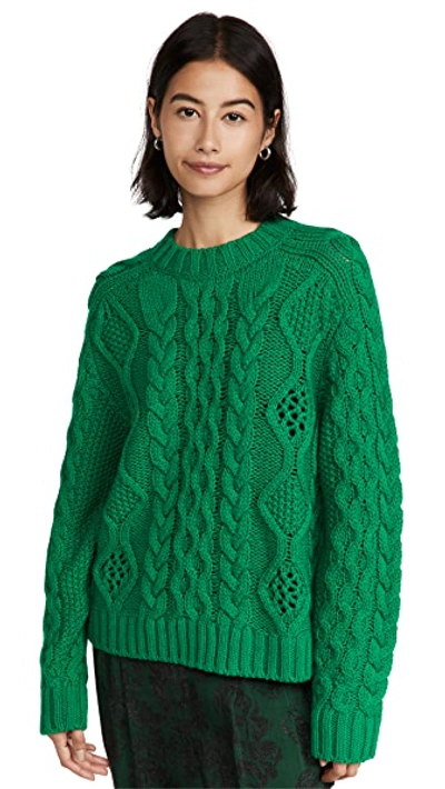 Shop Essentiel Antwerp Agatti Cable Stitch Sweater