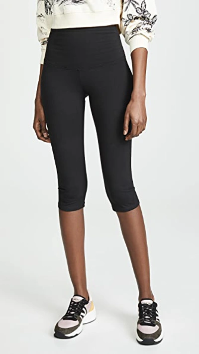 Shop Yummie Talia Capri Leggings In Black