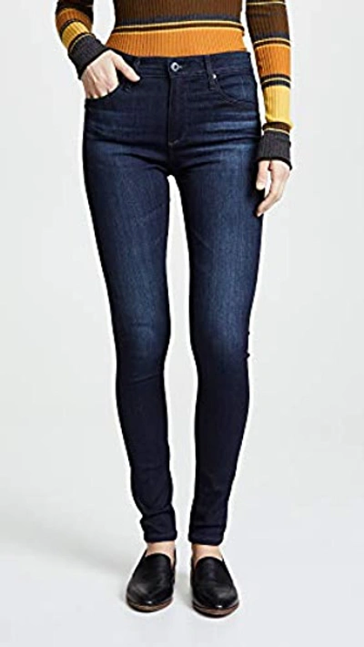 Shop Ag The Farrah High Rise Skinny Jeans In Brooks
