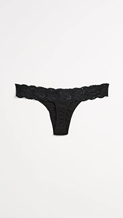 Shop Cosabella Maternity Thong 3 Pack Black/black/black