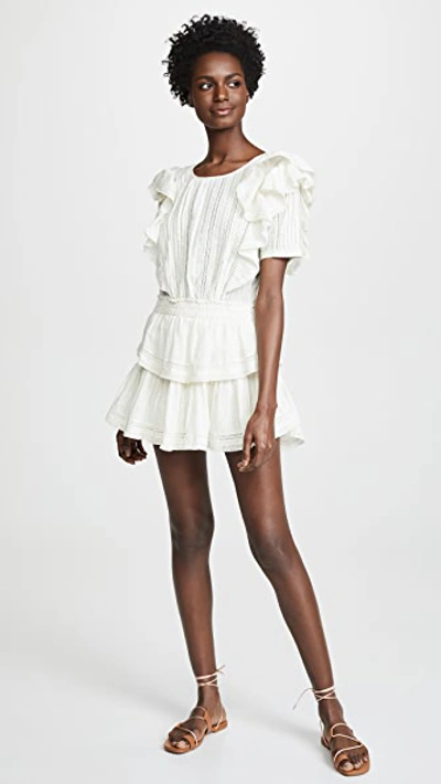 Loveshackfancy Natasha Dress In White In White