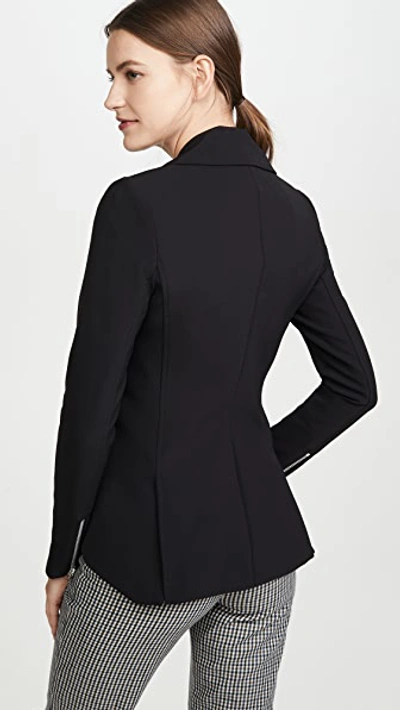 Shop Veronica Beard Scuba Hadley Jacket In Black