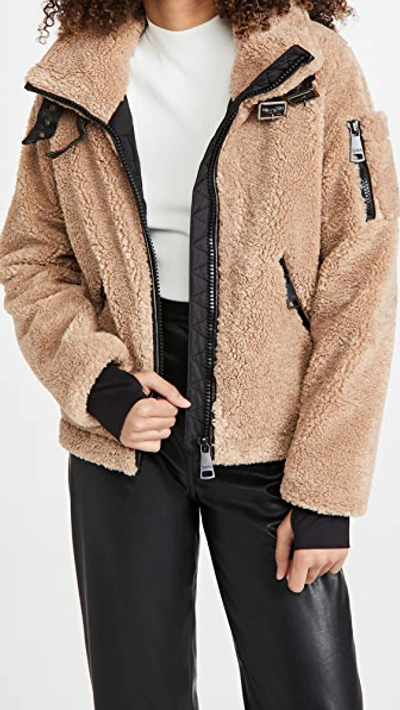 Shop Sam Denver Sherpa Jacket Camel