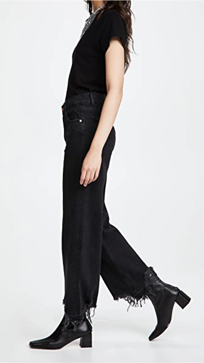 Dl Hepburn High Waist Crop Wide Leg Jeans In Lark