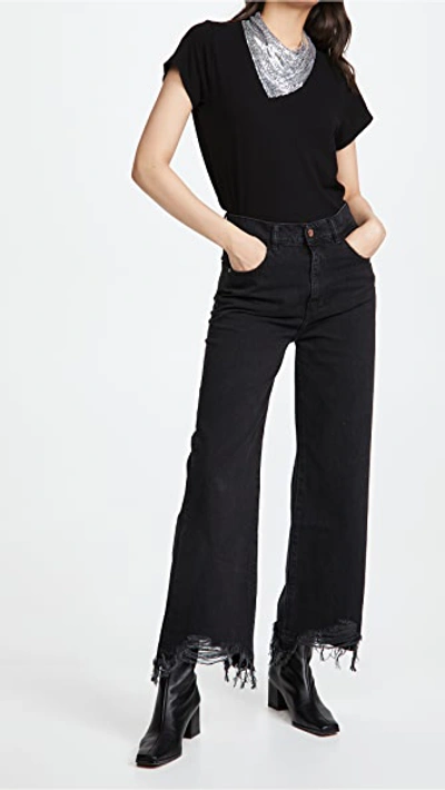 Dl Hepburn High Waist Crop Wide Leg Jeans In Lark
