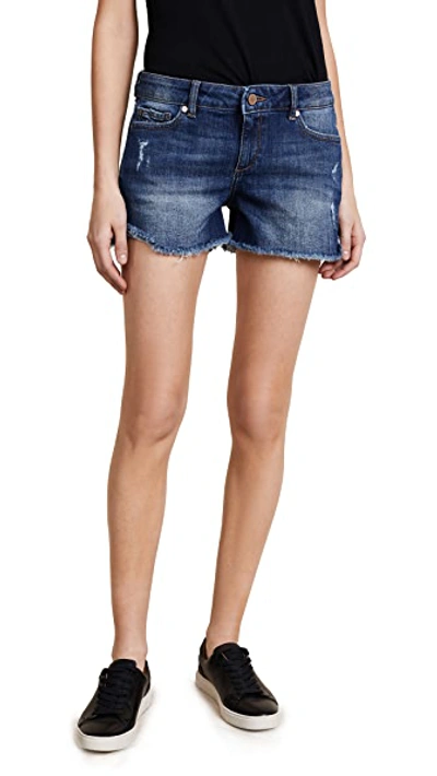 Shop Dl Karlie Boyfriend Shorts Bluegrass