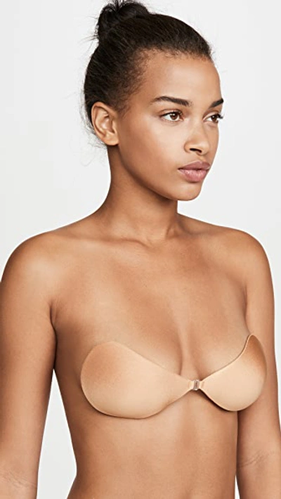 Nubra Seamless U Half Cup Bra In Tan