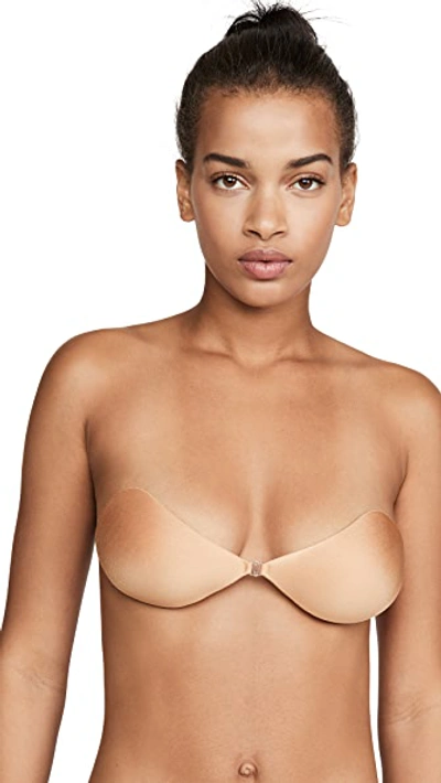 Nubra Seamless U Half Cup Bra In Tan