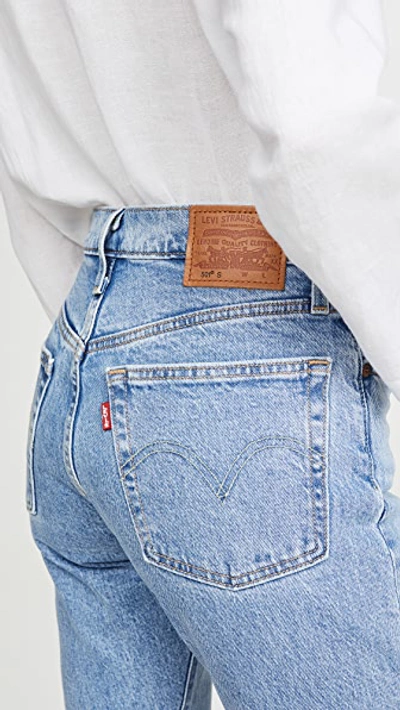 Levi's 501 High-rise Skinny Jeans In Tango Light In Tango Light