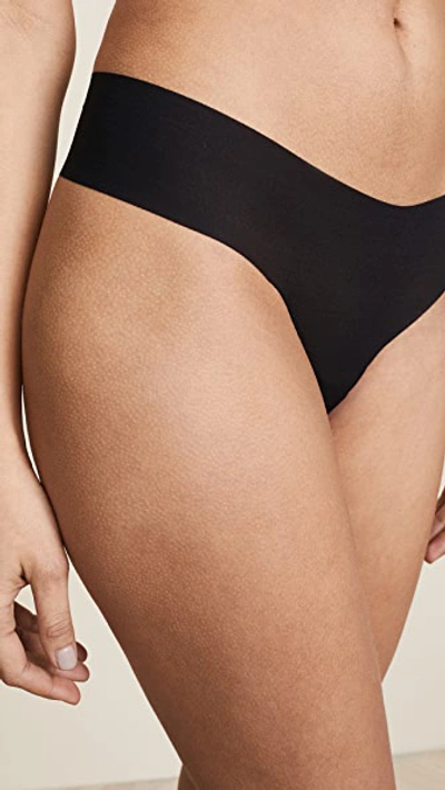 Shop Cosabella Aire Low Rise Thong In Black