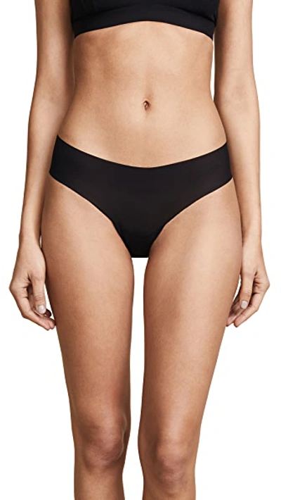 Shop Cosabella Aire Low Rise Thong In Black