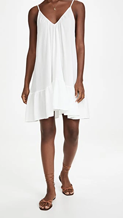 9seed St. Tropez Mini Dress In White
