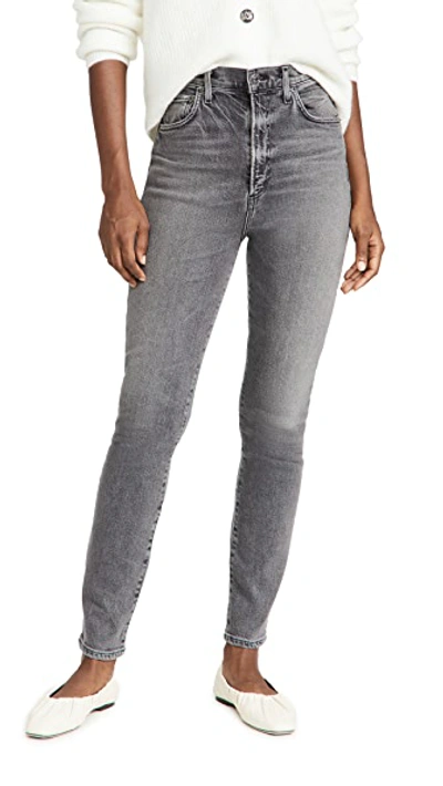 Shop Agolde Pinch Waist Skinny Jeans