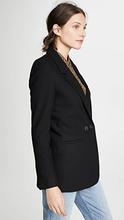 Shop Anine Bing Madeleine Blazer In Black