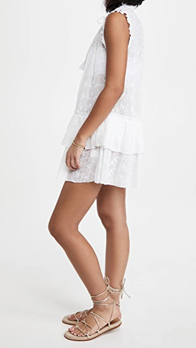 Playa Lucila Eyelet Dress In White